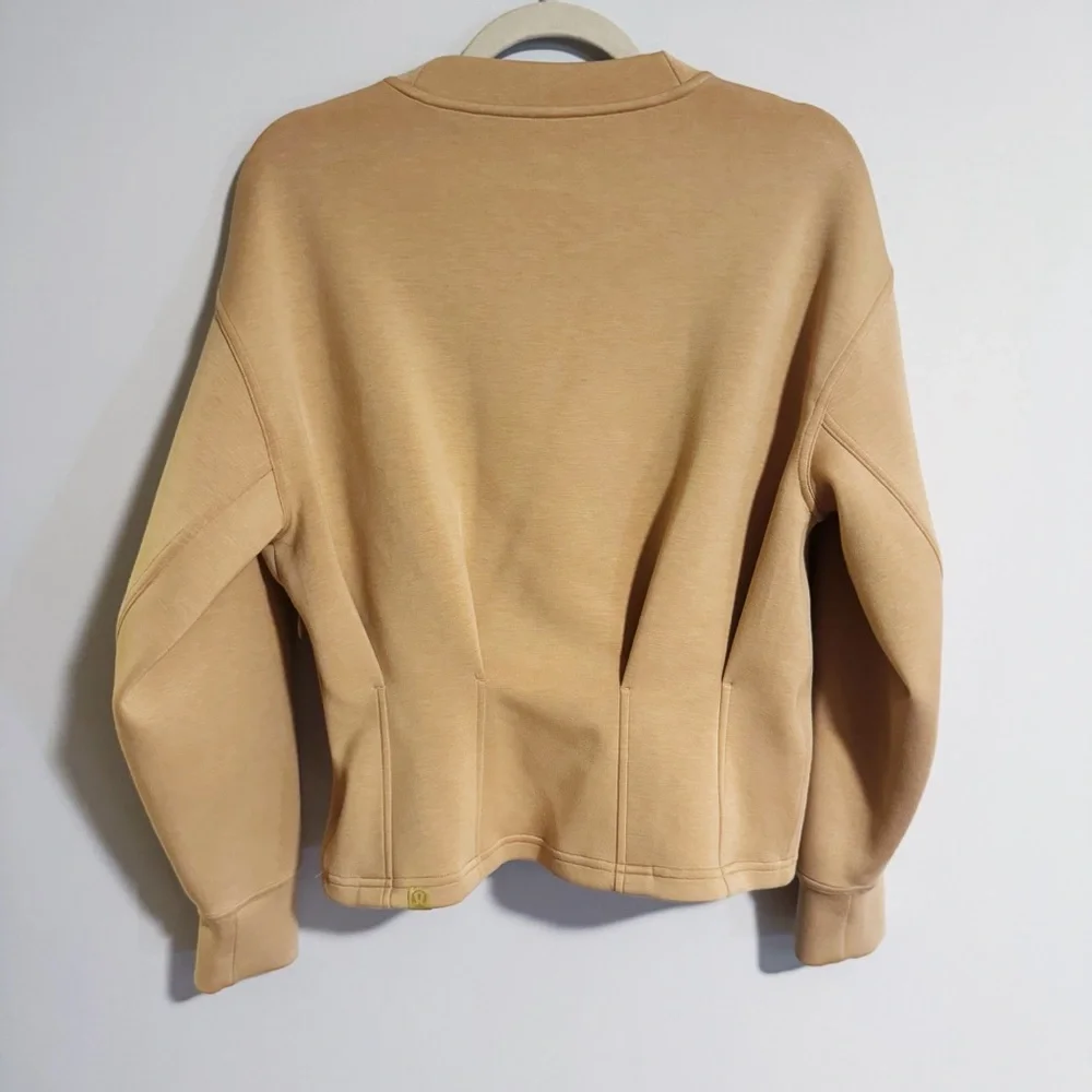 Lululemon - Tan Peplum Sweater